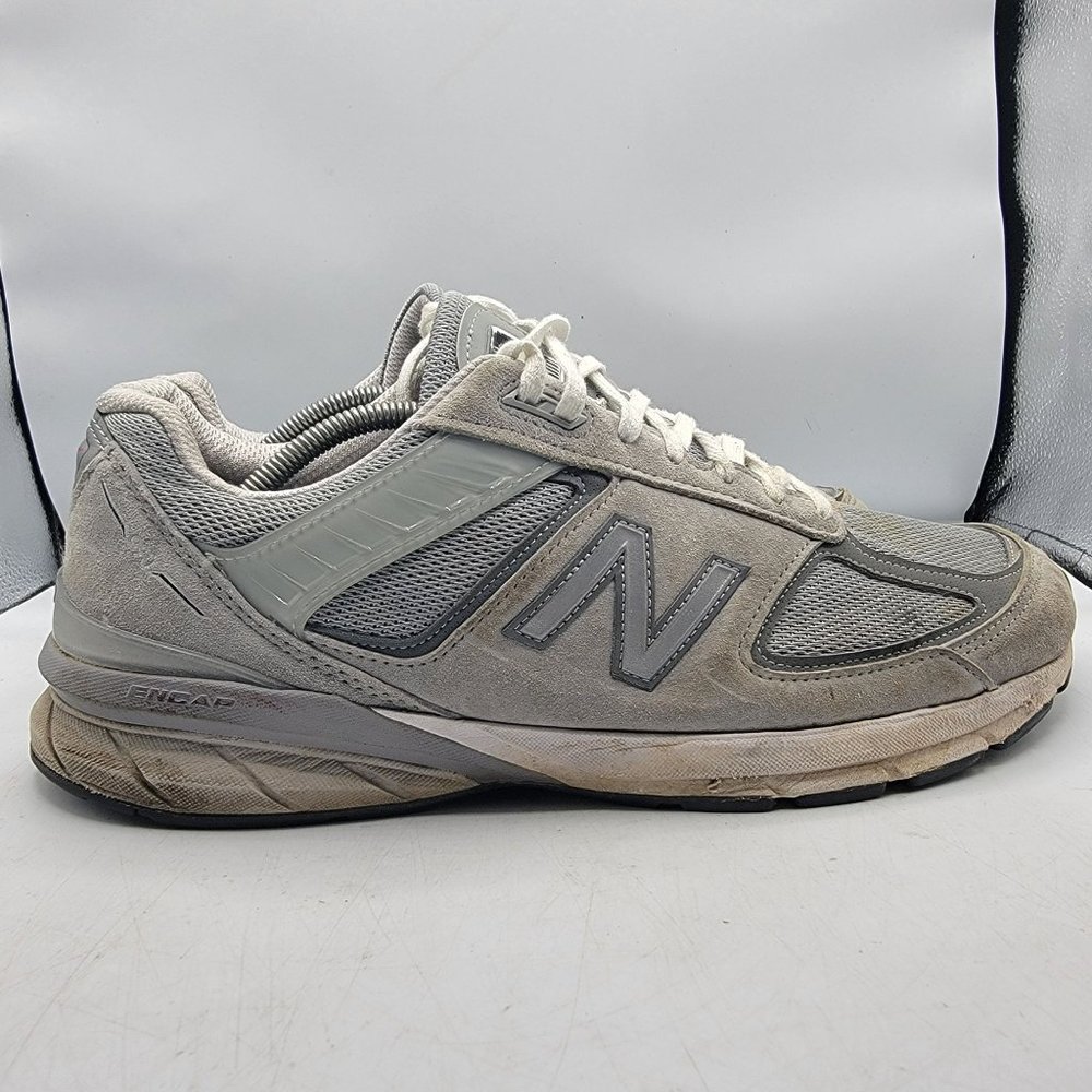 New Balance 990v5 Mens 12(4E) Grey White Athletic Running Shoes Suede M990GL5 - Picture 7 of 15